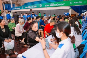 Khám sức khỏe miễn phí cho hơn 2.000 người tại Hải Phòng và Thanh Hóa