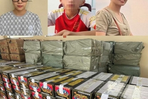 Thu giữ gần 1,3 tấn pháo lậu