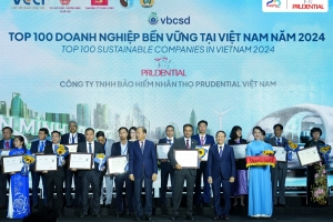Prudential Việt Nam giữ vững vị thế DN bền vững và kinh doanh có trách nhiệm
