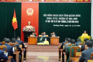 Khai mạc Kỳ họp thứ 19 HĐND tỉnh Quảng Bình khóa XVIII