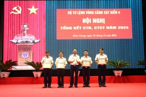 BTL Vùng cảnh sát Biển 4 triển khai đồng bộ, toàn diện, có hiệu quả hoạt động công tác Đảng, công tác chính trị năm 2024