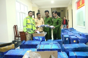 Bắt giữ gần 35.500 gói thuốc lá nhập lậu qua địa bàn Hà Tĩnh