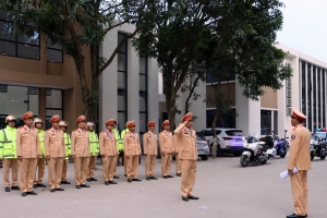 Bắc Ninh: Ra quân đợt cao điểm bảo đảm trật tự an toàn giao thông dịp Tết và lễ hội Xuân 2025