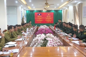 Tăng cường hợp tác an ninh tại Cửa khẩu quốc tế Lao Bảo-Việt Nam – Đensavan-Lào