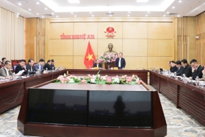 UBND tỉnh Nghệ An họp triển khai tiến độ các dự án tại các khu công nghiệp