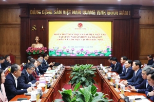Bắc Ninh mong muốn Trưởng cơ quan đại diện ở nước ngoài hỗ trợ đối ngoại, kết nối thu hút đầu tư