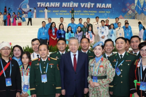 Tổng Bí thư Tô Lâm dự Đại hội đại biểu toàn quốc Hội Liên hiệp Thanh niên Việt Nam