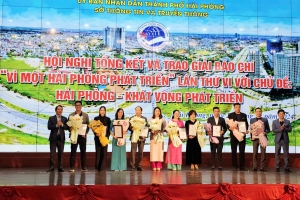 Tổng kết, trao Giải Báo chí “Vì một Hải Phòng phát triển” lần thứ VI