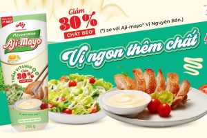 Xốt Mayonnaise Aji-mayo® giảm 30% chất béo