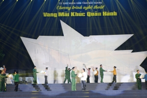 Bắc Giang tổ chức chương trình nghệ thuật đặc biệt "Vang mãi khúc quân hành"