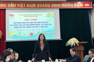 Bầu chọn vận động viên thể thao tiêu biểu TP. Hải Phòng lần thứ 31 năm 2024