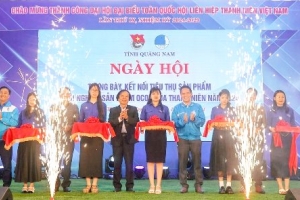 Quảng Nam trưng bày, kết nối và tiêu thụ sản phẩm khởi nghiệp, sản phẩm OCOP thanh niên