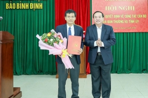 Báo Bình Định có Tổng Biên tập mới
