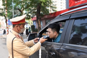 Ngày đầu năm, xử lý hơn 13.500 trường hợp vi phạm giao thông