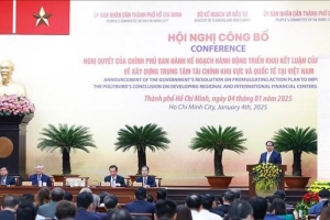 Thủ tướng chủ trì Hội nghị công bố kế hoạch triển khai xây dựng Trung tâm Tài chính khu vực và quốc tế
