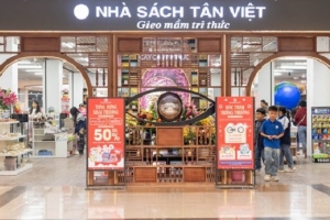 Nhà sách Tân Việt khai trương cơ sở thứ 21 tại Winmart Trung Hoà