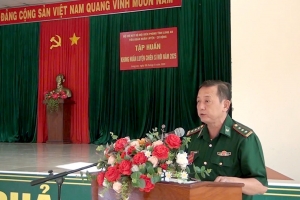 Tập huấn khung huấn luyện chiến sĩ mới năm 2025