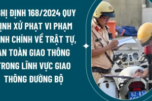 Nghị định 168 về xử phạt vi phạm hành chính về trật tự, an toàn giao thông ban hành theo thủ tục rút gọn