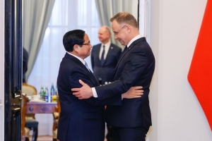 Tổng thống Ba Lan Andrzej Duda mong muốn phát triển quan hệ hợp tác với Việt Nam trên tất cả lĩnh vực