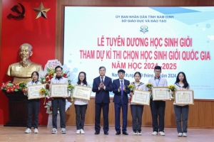 84 học sinh Nam Định đoạt giải kỳ thi học sinh giỏi quốc gia