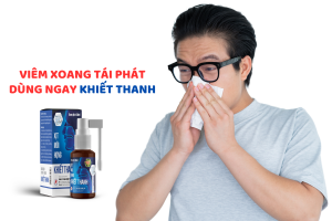 Ai bị viêm xoang hay tái phát, hãy dùng ngay Xịt mũi họng Khiết Thanh