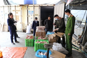 Yên Bái: Tạm giữ lượng lớn hàng thực phẩm không rõ nguồn gốc