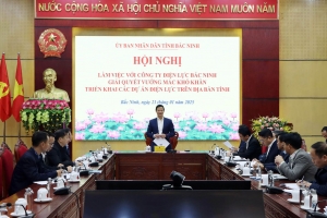 Bắc Ninh: Giải quyết vướng mắc các dự án điện lực trên địa bàn tỉnh