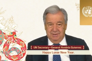 Tổng Thư ký Liên Hợp quốc Antonio Guterre chúc mừng Tết Nguyên đán Ất Tỵ 2025