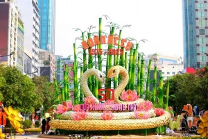 TP. Hồ Chí Minh: Các điểm giữ xe dành cho khách du xuân tại đường hoa Nguyễn Huệ Tết Ất Tỵ 2025