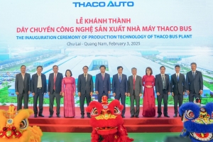 THACO AUTO khánh thành dây chuyền công nghệ sản xuất và ra mắt các dòng sản phẩm mới THACO Bus và THACO Tải