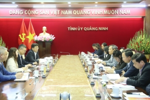 Bí thư Tỉnh ủy Quảng Ninh làm việc với Chủ tịch Tập đoàn Texhong