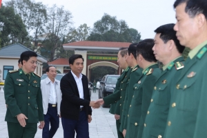 Bí thư Tỉnh ủy Thanh Hóa kiểm tra thực hiện nhiệm vụ công tác biên phòng