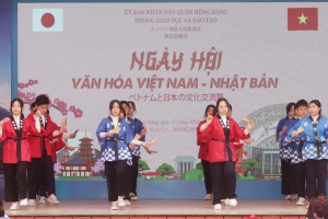 Ngày hội văn hoá Việt Nam - Nhật Bản năm học 2024 - 2025