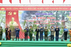 Phó Thủ tướng Trần Hồng Hà tham gia phát động Tết trồng cây tại thành phố Uông Bí