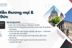 Mời tham gia Đoàn Xúc tiến thương mại và Đầu tư tại Đức