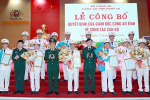 Nhiều lãnh đạo công an cấp phòng, cấp huyện ở Nghệ An nghỉ trước hạn tuổi