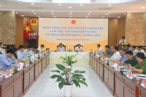 Tổ chức đoàn công tác làm việc với địa phương để thúc đẩy sản xuất kinh doanh, phấn đấu đạt mục tiêu tăng trưởng 2025
