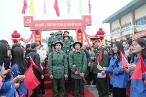 Thái Bình: Hơn 3.000 công dân lên đường nhập ngũ năm 2025