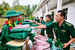 Bộ đội Biên phòng tỉnh Long An: Đón nhận 245 chiến sĩ mới nhập ngũ năm 2025