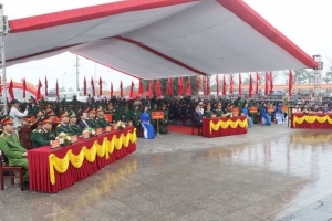 Hà Tĩnh: 1.568 tân binh nô nức lên đường nhập ngũ
