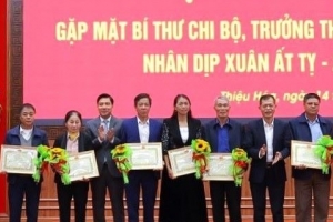 Thanh Hóa: Biểu dương bí thư, trưởng thôn tiêu biểu