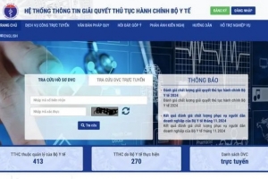 Thêm 5 thủ tục cấp phép về an toàn thực phẩm được làm trực tuyến kể từ ngày 18/2