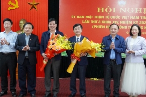 Quảng Bình hiệp thương nhân sự Chủ tịch, Phó Chủ tịch UBMTTQVN tỉnh