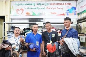 KLH Snuol tổ chức gian hàng 0 đồng “chia sẻ yêu thương”