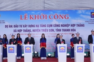 Thanh Hóa: Khởi công Cụm công nghiệp Hợp Thắng