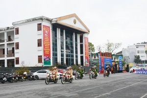 Lào Cai ra quân bảo đảm trật tự an toàn giao thông năm 2025