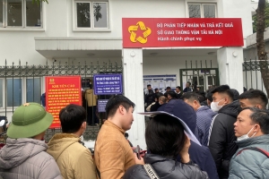 Hà Nội: Bảo đảm hoạt động cấp, đổi giấy phép lái xe cho người dân