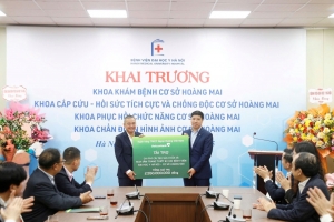 Vietcombank đồng hành cùng Bệnh viện Đại học Y Hà Nội - cơ sở Hoàng Mai với gói tài trợ 2,55 tỷ đồng