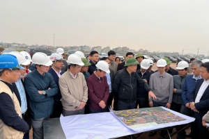 Chủ tịch tỉnh Hải Dương kiểm tra một số công trình đầu tư công trên địa bàn tỉnh