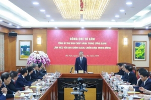 Tổng Bí thư gợi mở, Ban Chính sách, chiến lược Trung ương cần mạnh dạn áp dụng khung pháp lý chuyên biệt